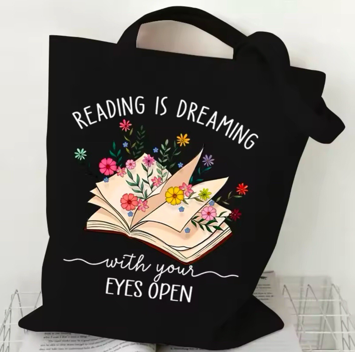Readers Tote Bag Kawaii Cute Cool Stylish Shopping Gift Bag Booktok Gift