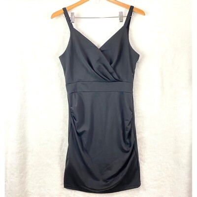 size M NWT Curlbiuty little black slip dress poly spandex