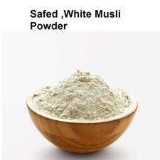 Safed Musli White Musli Powder Chlorophytum Borivilianum Churna 250gm 8.8 OZ 