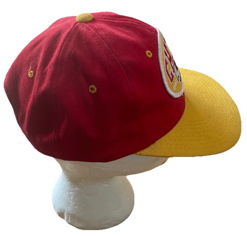Vintage Kansas City Chiefs SnapBack Hat Nutmeg NFL American Needle Patch - Picture 5 of 8