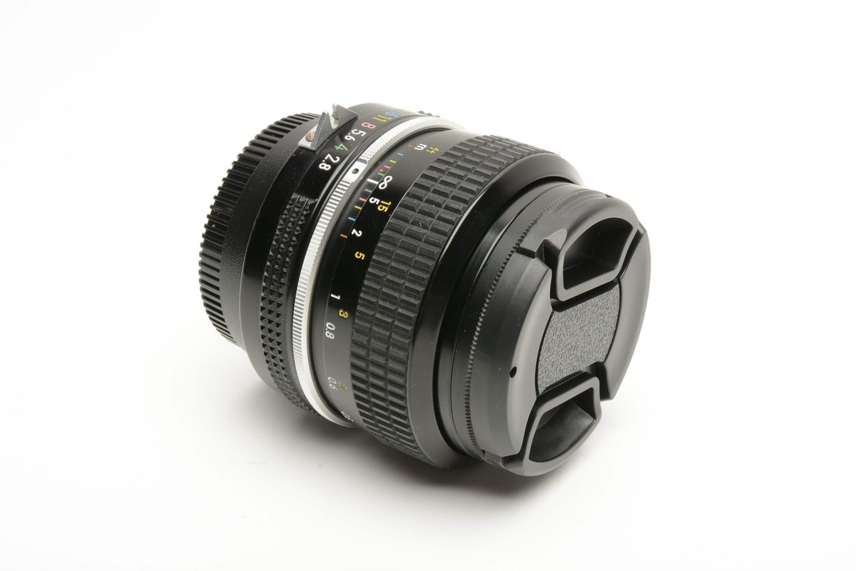 Nikon ニコン NIKKOR 35mm F2.8 A0709 Nikon Nikkor 35mm f2.8 Non-AI mount lens, caps, nice & clean + L39