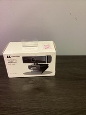 LPDISPLAY 1080P Webcam with Microphone,60 FPS USB Webcam 2 Mics Streaming with P