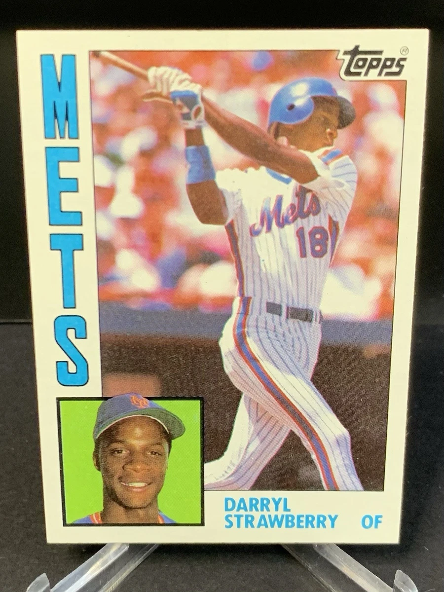 Topps Darryl Strawberry Baseball 1984 Season Sports Trading Cards