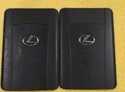 LOT OF (2) OEM LEXUS SMART ACCESS CARD KEY LOCKSMITH NICE HYQ14CBP