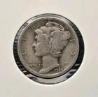 1925-D Mercury Dime 90% Silver US Mint Denver