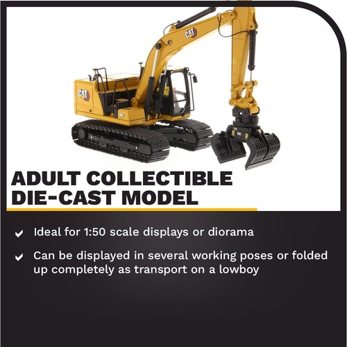 1:50 Caterpillar 323 Hydraulic Excavator, Next Generation Design + Work Tools... - Picture 3 of 8