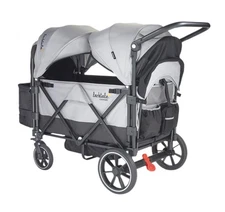 Larktale Caravan V3 Stroller/Wagon - Gray/Black (USED)