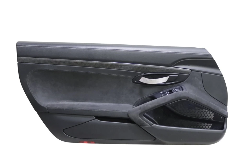Panel de puerta interior de cuero delantero izquierdo y derecho Porsche 991 911 GT3 RS 2016 OEM Foto 2 de 4