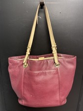 Michael Kors Jet Set Ladies Burgundy Gold Det...