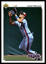 Larry Walker 1992 Upper Deck #249 Expos MLB READ FREE SHIPPING AutographDen