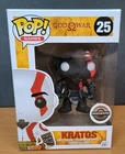 Funko Pop Vinyl Figure God of War Kratos Black 25 Gamestop Exclusive + Protector