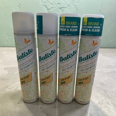 Batiste Dry Shampoo Clean & Light Bare  6.73 oz 4 Pack