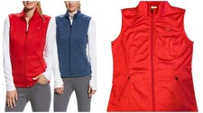 Ariat Women's Conquest Equestrian Vest Full Zip in Salsa Red M 8-10