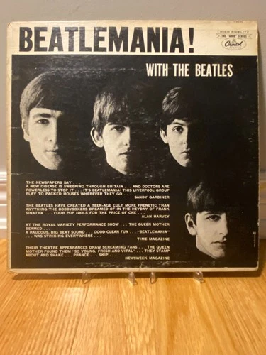 The Beatles - Beatlemania With The Beatles LP Vinyl  T-6051 Canada Capitol