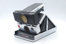 Used Polaroid SX-70 Sonar Instant Camera Black Silver