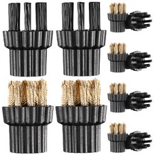 12 Pcs Household Steam Cleaner Mop Brush Replacement Cleaning Parts