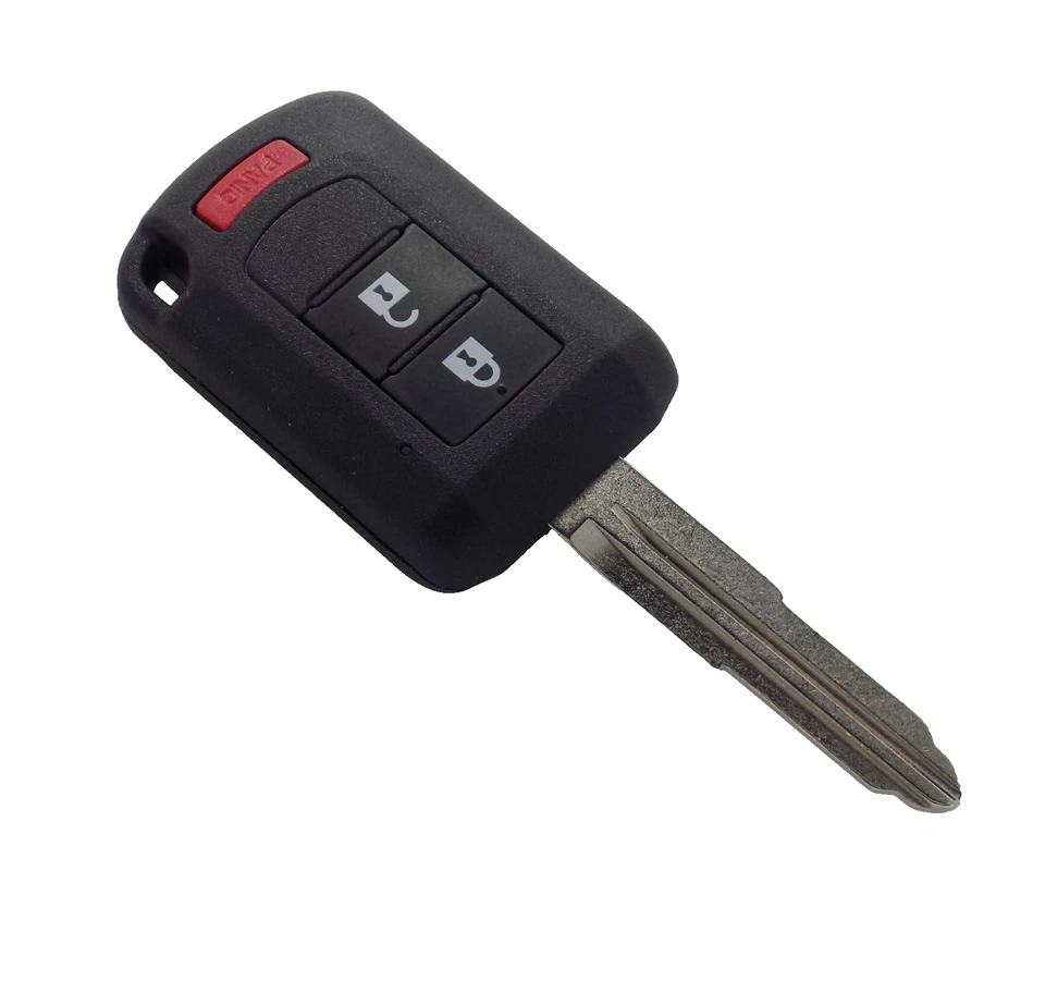 OEM ELECTRONIC 3 BUTTON REMOTE HEAD KEY FOB FOR 2016-2024 MITSUBISHI OUTLANDER Foto 3 de 4