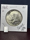 1968-D Kennedy Bicentennial Silver AU Half Dollar Gem W/999 1 Gr Valcom