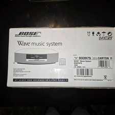 BOSE WAVE MUSIC SYSTEM NEW SEALED GRAPHITE  120V PRODUCT CODE # 033975 ⚡️⚡️⚡️