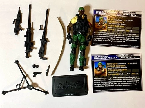 Hasbro G.I.Joe 50th Anniversary Heavy Duty Figure Complete With File Card
