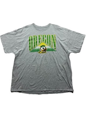 Oregon Ducks University Captivating Brand Gray T Shirt Men s 2XL