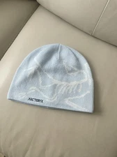 Arc'teryx Bird Head Toque Beanie Merino Wool Light Blue Winter Hat - NWT