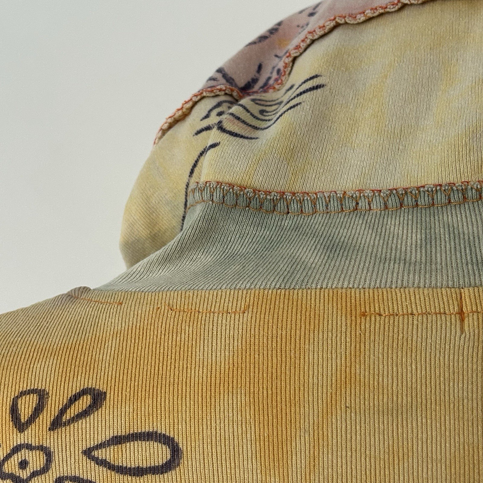 90s Y2K Celestial Patchwork Jacket Fairycore Grun… - image 10