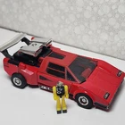 1983 Diaclone Transformers Red Sunstreaker Countach DIAKRON DK-1 Vtg Takara G1