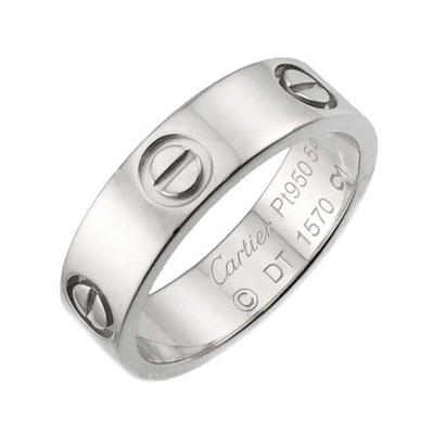 Cartier Love Ring Platinum size54 90298381