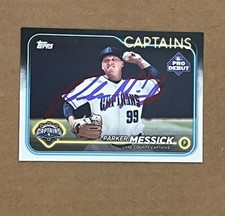 Parker Messick 2024 Topps Pro Debut Guardians - Parker Messick Signed  Auto