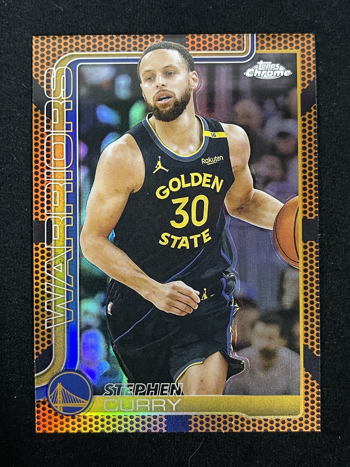 2025-26 Topps Chrome Stephen Curry #201 Basketball Refractor