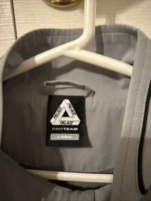 Palace Pro Team Piped Shell Jacket 2026 Grey Size Large Ss26 2026
