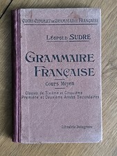 Livre Scolaire Ancien Grammaire Française 1929