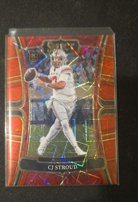 2023 Panini Select Draft Picks - Concourse C.J. Stroud #2 Red Lazer Prizm (RC)