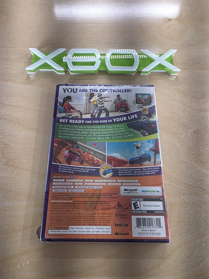 Kinect Joy Ride Microsoft Xbox 360 Brand New and Sealed - Image 2 of 2