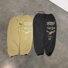 YoungLA Gym Sweatpants Young Ambitions Club Limited Release Lot Of 2 Size Large