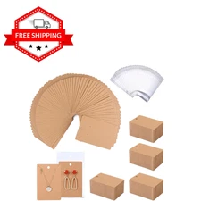 Earring Display Cards - 3.5 X 2.4 Inches Earring Cards with Packaging Bags for E