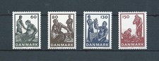 DANEMARK - 1976 YT 632 à 635 - TIMBRES NEUFS** MNH