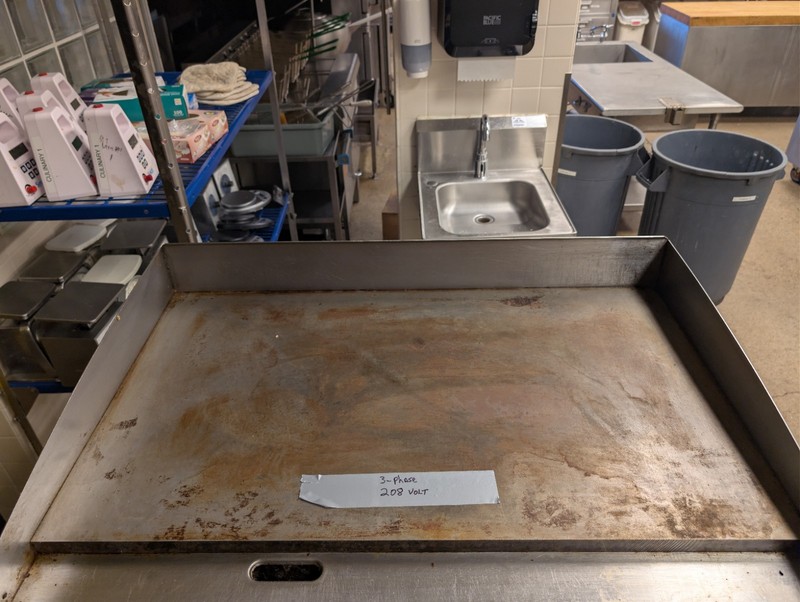 Starmax 3 Burner Electric Griddle Commercial Countertop