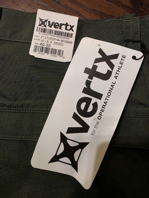 Special Vertx Pants BP Green NWT Mens New With Tags Size 40x30