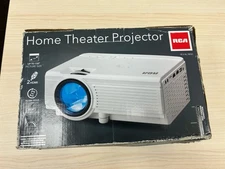RCA RPJ136 Home Theater Projector - White 480P Supports 1080P 30”-150” Picture
