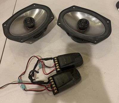 Set Of Two Alpine Type R SPR-649A 6 x9  Car Speakers With Crossovers