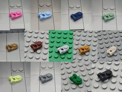 LEGO  6x Platte Clip Griff 1x1 Brick - 26047 - Diverse Farben