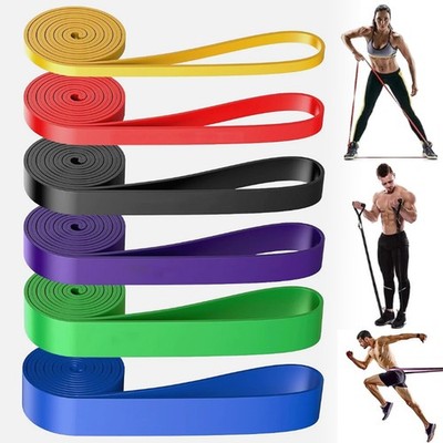 4-6er Widerstandsbänder Fitnessbänder Sportbänder Resistance Bands KlimmzugHilfe