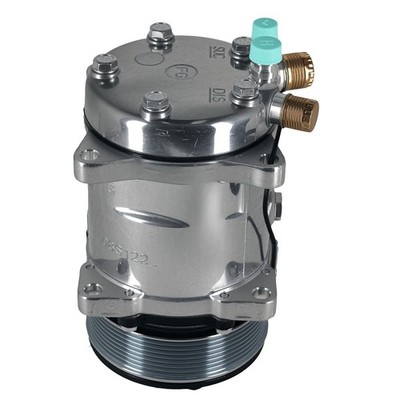 A/C AC Compressor Assembly For Abacus 508 Sanden 5H14 8-Groove R134a 5H14R134A