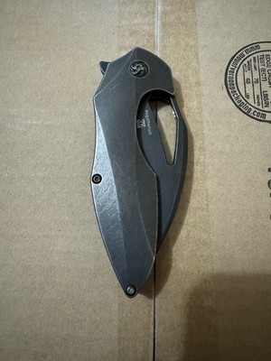Kizer Megatherium Folding Knife Titanium S35VN Elijah Isham Ki4502L2 Lefty