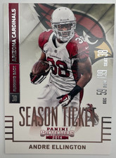 2014 Panini Contenders ANDRE ELLINGTON 24 base season ticket Cardinals