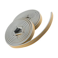2 Rolls 10 M Draft Excluder for Doors and ,Draught Excluder Tape Rubber3440