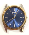 Seiko 7N43-8119 President Two Tone Blue Dial Vintage Men's Watch Parts or Repair