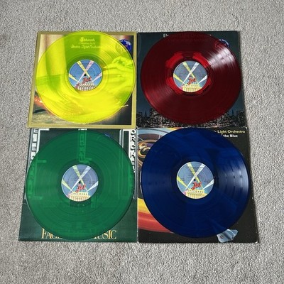 ELO Bundle Vinyl Record Eldorado, New World Record, Face The Music, Out Of Blue